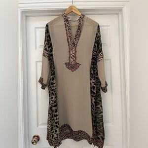 Kimono, cover-up, dress, beach cover, size medium